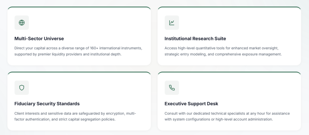 The Vellion 500 platform environment on the Vellion Group site, highlighting its cloud-based multi-asset infrastructure.